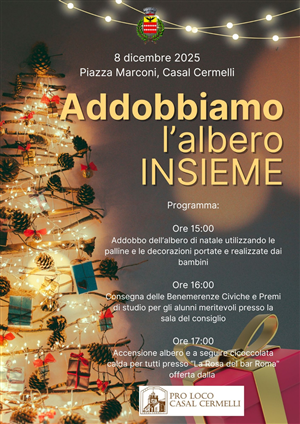 Addobbiamo l'albero insieme