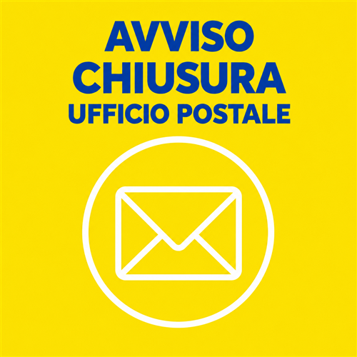 Chiusura temporanea Ufficio Postale